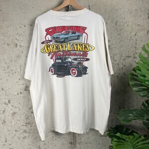 Y2K Car Show Great Lakes 18th Annual Henley XXL Shirt